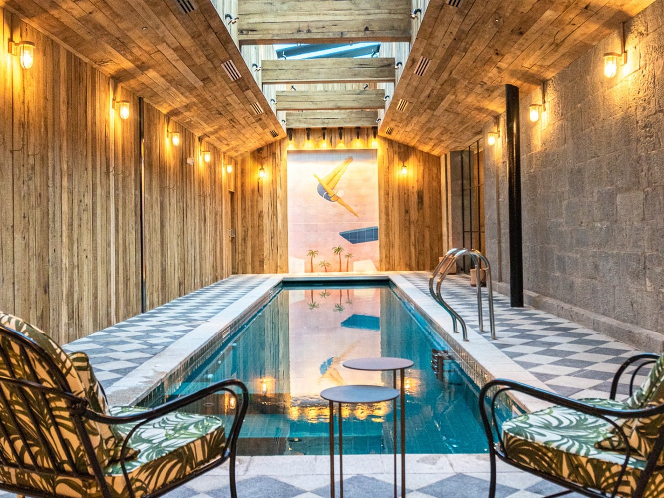The lap pool at the Dean Cork location.